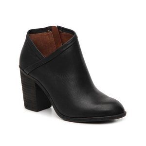 Lucky Brand Salza Heeled Chelsea Bootie, Black - Women's 9